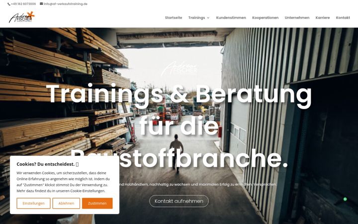 Screenshot of af-verkaufstraining.de