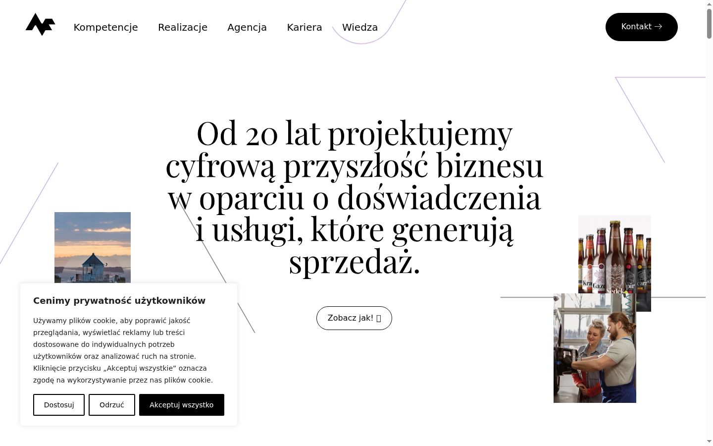 Screenshot van de toestemmingsbanner zoals getoond vóór enige interactie