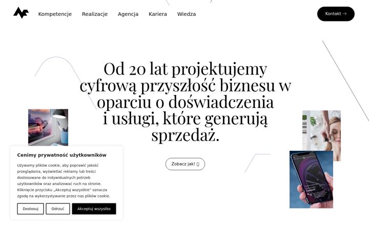 Screenshot van af.agency