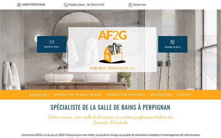 Screenshot of af2g-renovation.fr