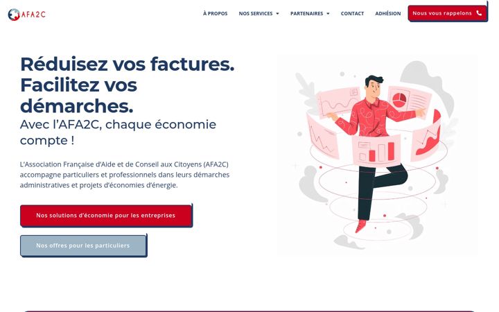 Screenshot of afa2c.org