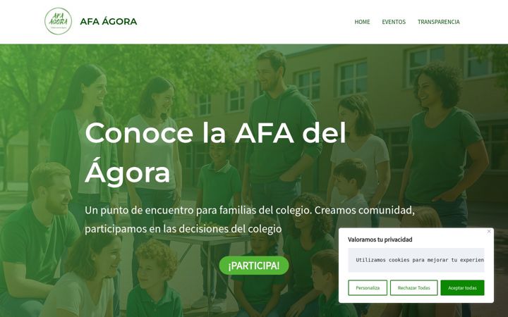 Screenshot of afaagora.org