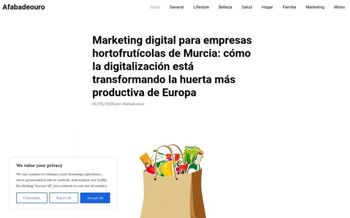 Screenshot of afabadeouro.es
