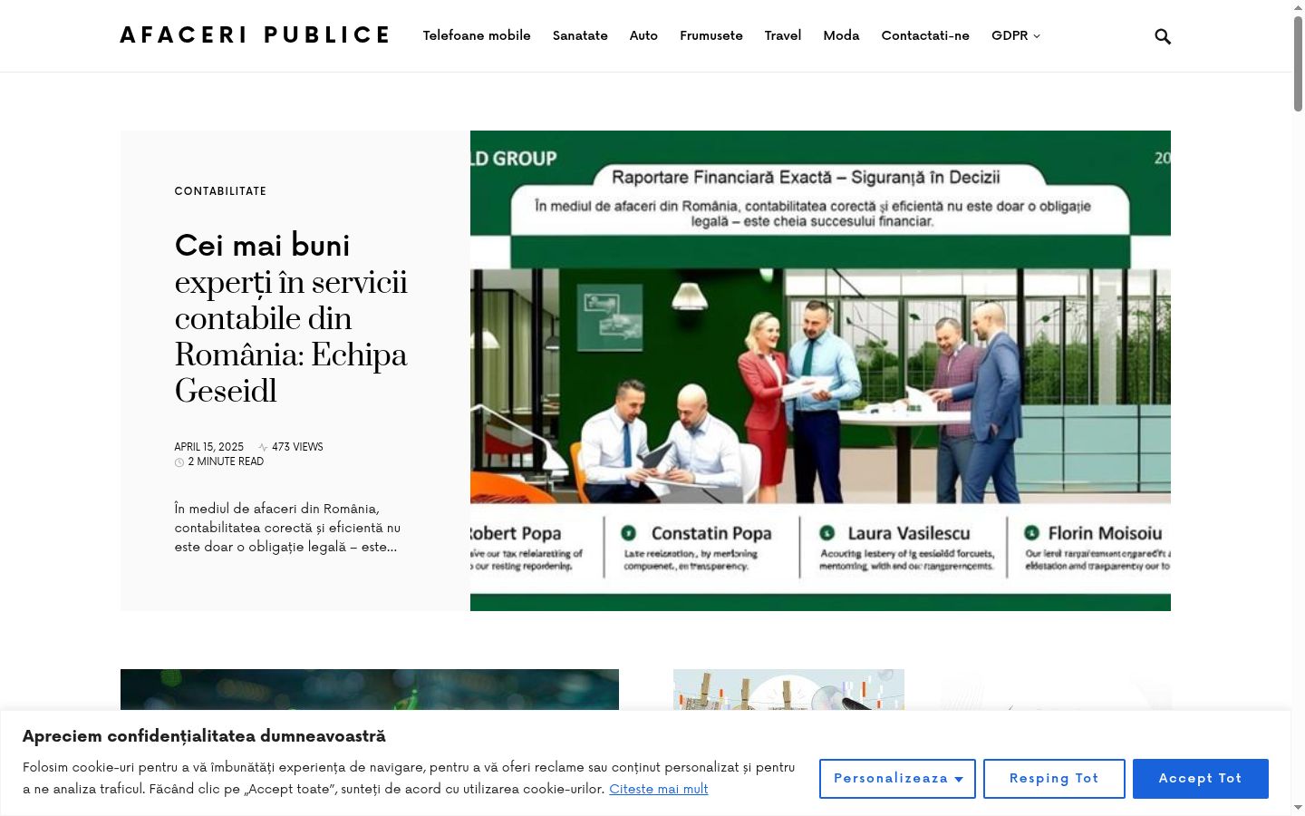 Sutikimo reklamjuostės, rodytos prieš bet kokią sąveiką, ekrano kopija