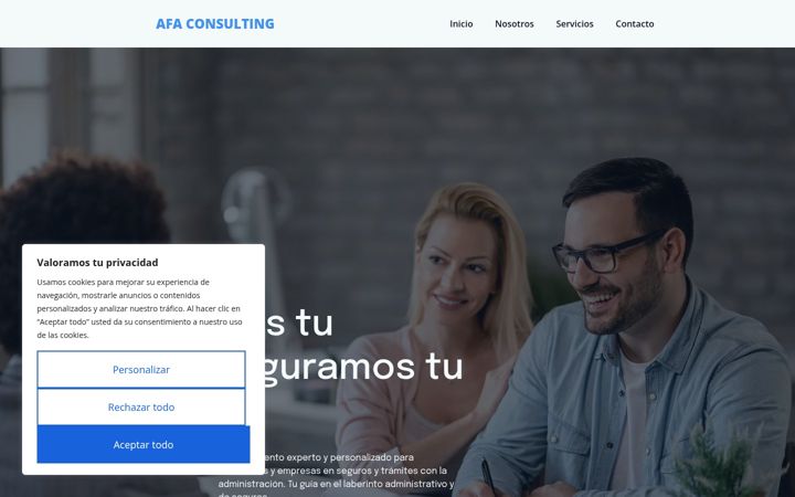 Screenshot of afaconsulting.es