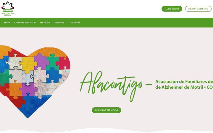Captura de pantalla de afacontigo.net