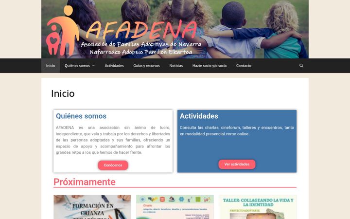 Screenshot of afadena.es