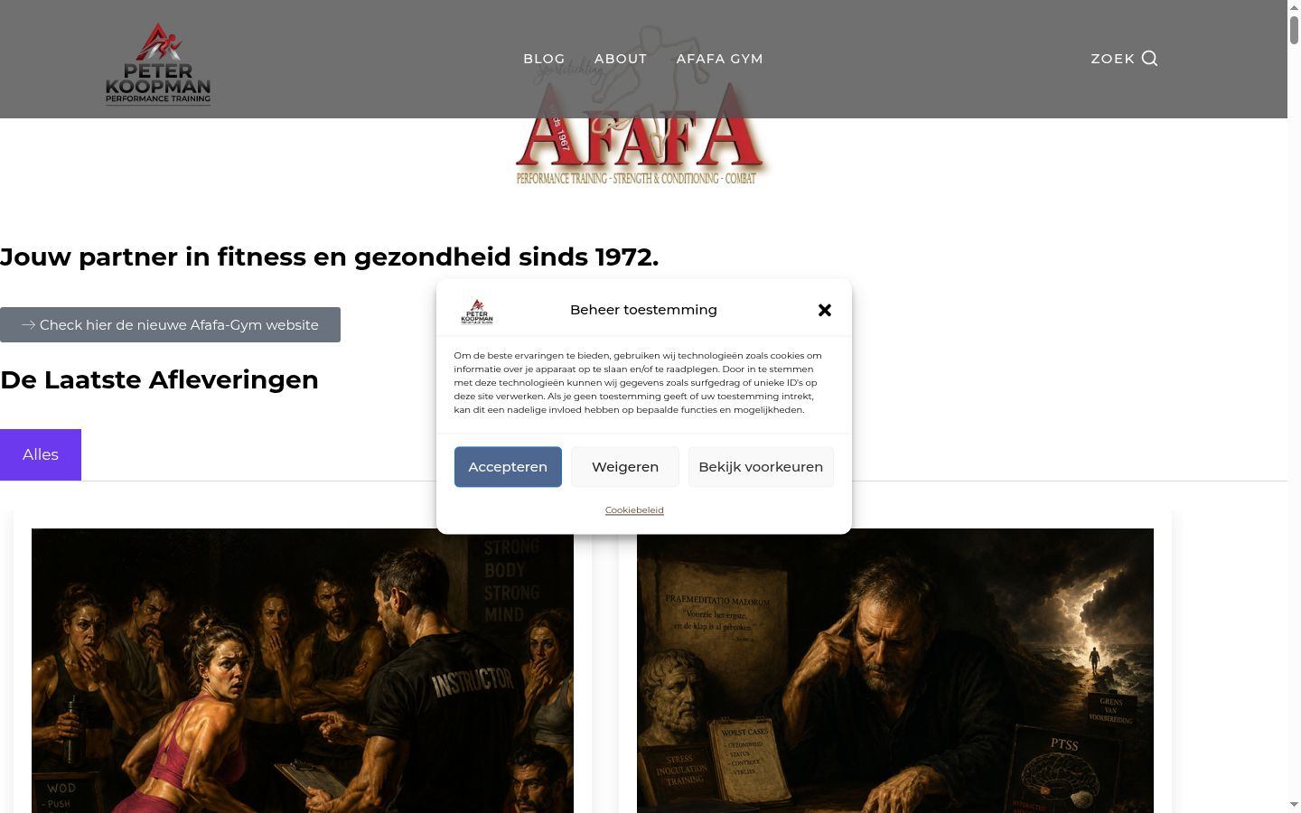 Screenshot des Einwilligungsbanners vor jeglicher Interaktion