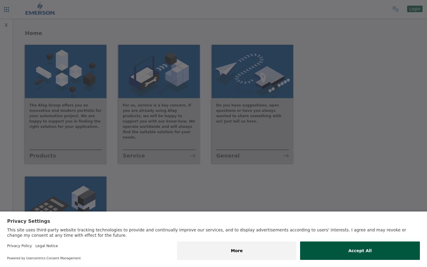 Screenshot des Einwilligungsbanners vor jeglicher Interaktion
