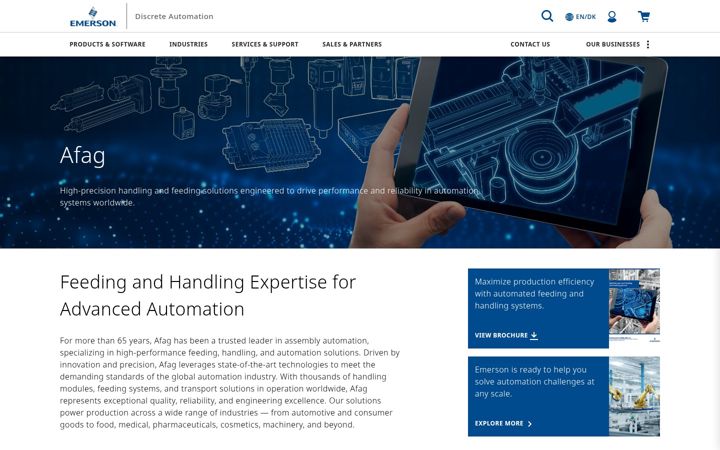 Screenshot of afag.com