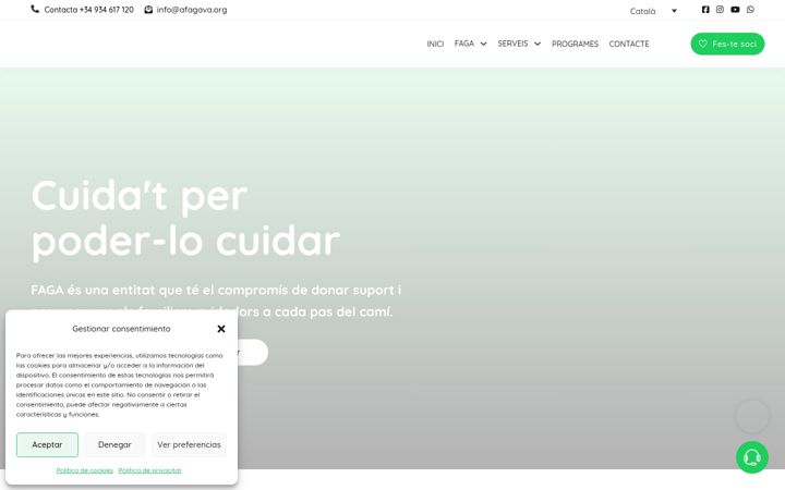 Screenshot von afagava.org
