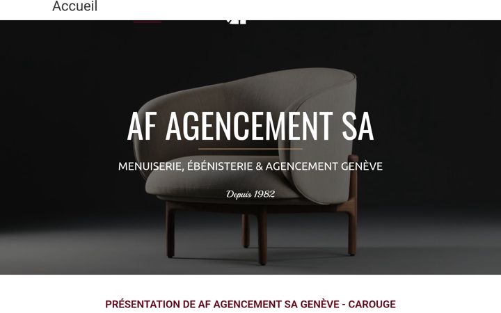 Screenshot von afagencement.ch