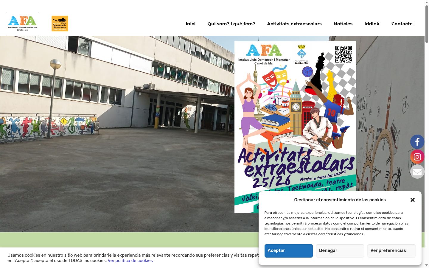 Screenshot des Einwilligungsbanners vor jeglicher Interaktion