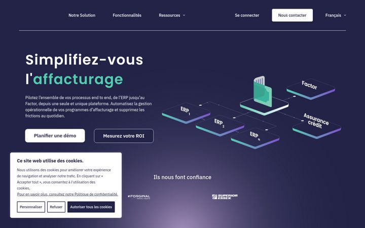 Screenshot of afakto.com
