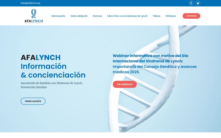 Screenshot of afalynch.org