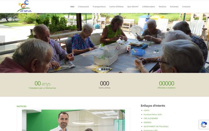 Screenshot of afama-pollensa.org