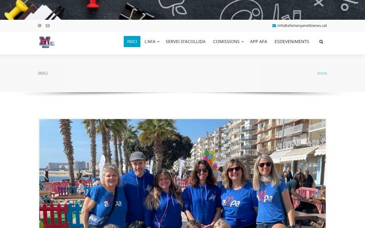 Screenshot of afamanyanetblanes.cat