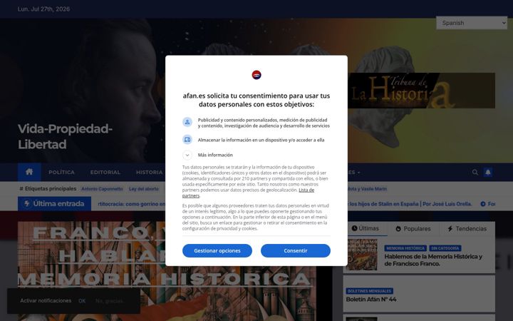 Screenshot of afan.es
