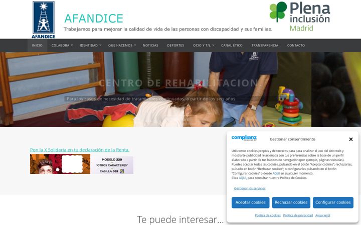 Screenshot of afandice.org