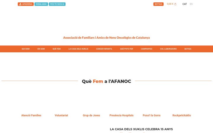 Screenshot von afanoc.org