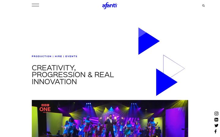 Screenshot of afantimedia.tv