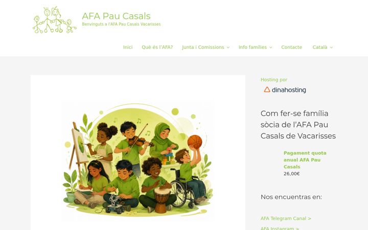 Screenshot of afapaucasals.com