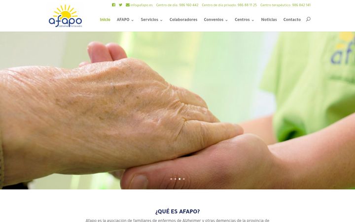 Screenshot of afapo.es