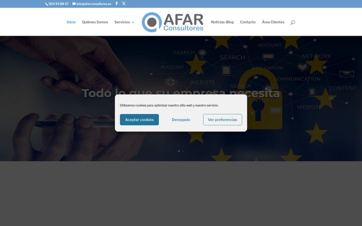 Screenshot of afarconsultores.es