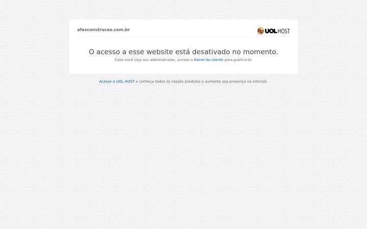 Skjámynd af afasconstrucao.com.br