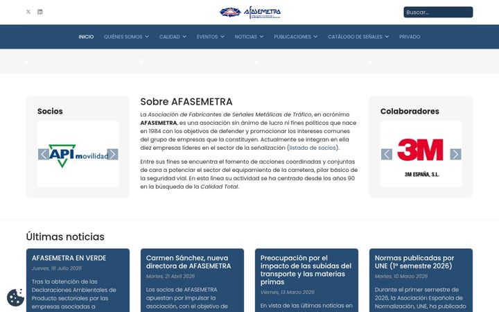 Screenshot of afasemetra.com