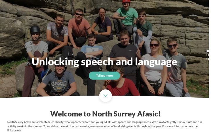 Screenshot of afasicnorthsurrey.org.uk