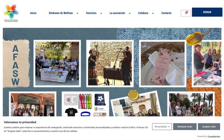 Екранна снимка на afasw.com