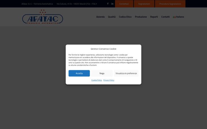 Екранна снимка на afatac.com