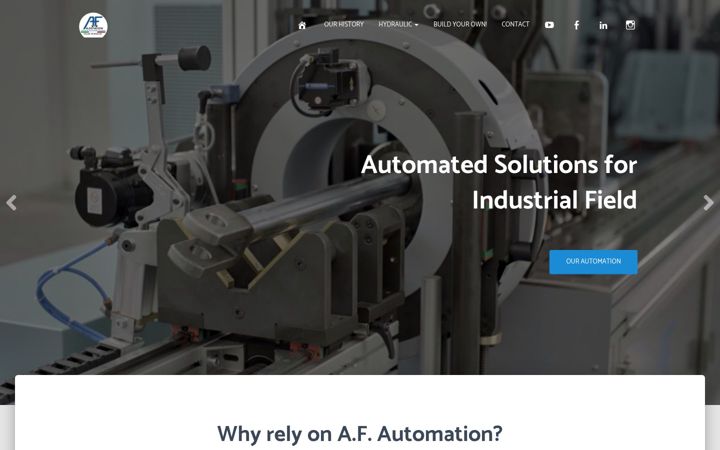 Screenshot of afautomazione.it