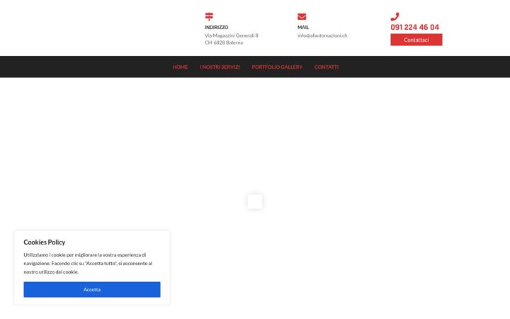 Screenshot of afautomazioni.ch