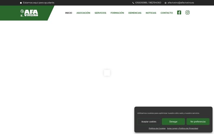 Screenshot of afaviveiro.es