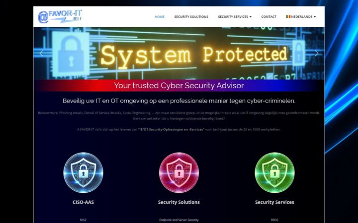 Screenshot of afavor-it.be