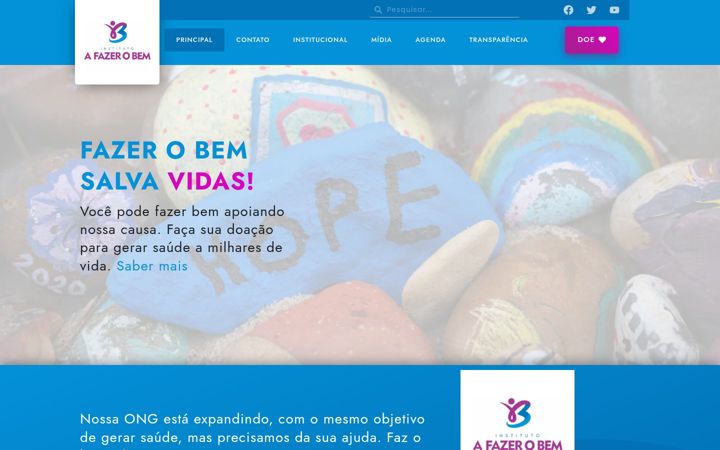 Screenshot of afazerobem.org.br