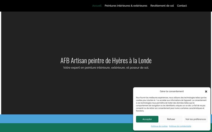 Screenshot of afb-artisanpeintre.fr