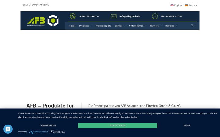 Screenshot του afb-gmbh.de