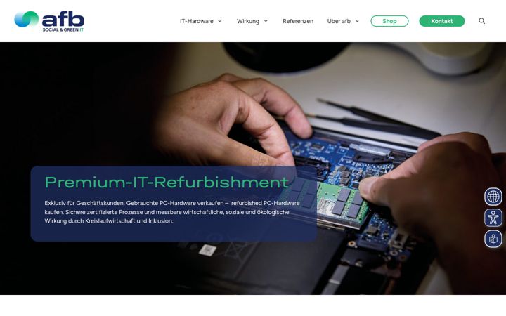 Screenshot of afb-group.at