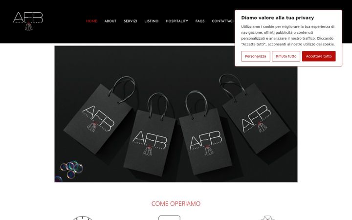 Screenshot of afb-laundry.it
