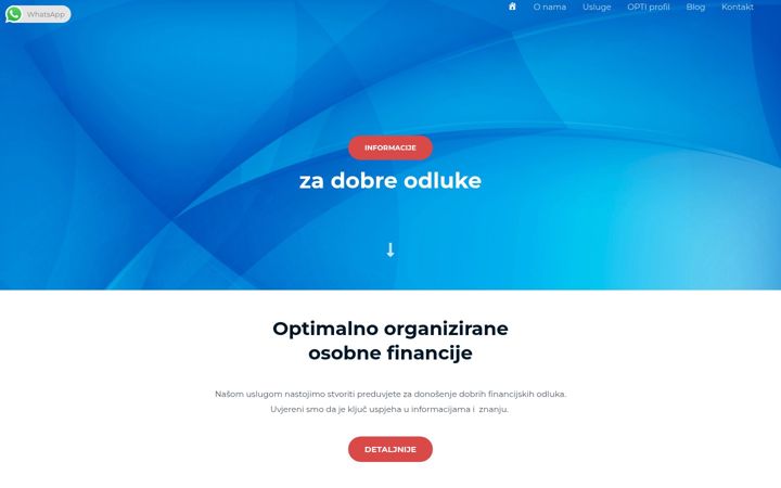 Screenshot von afb.hr