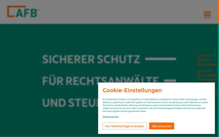 Screenshot of afb24.de