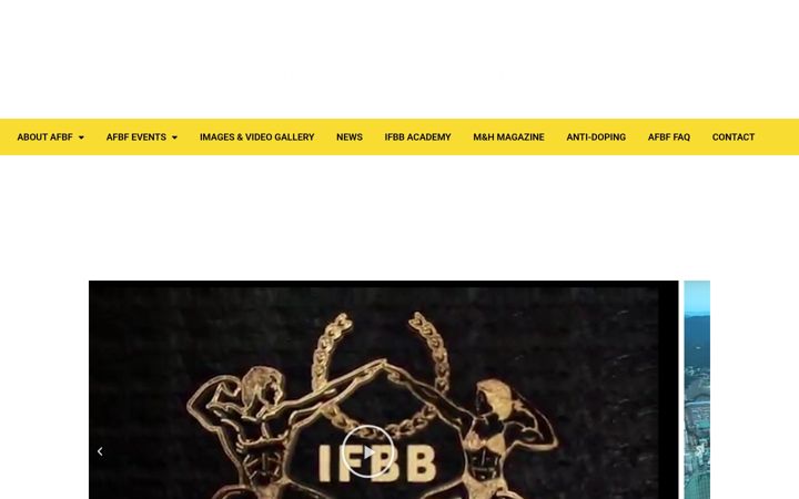Screenshot of afbfofficial.com