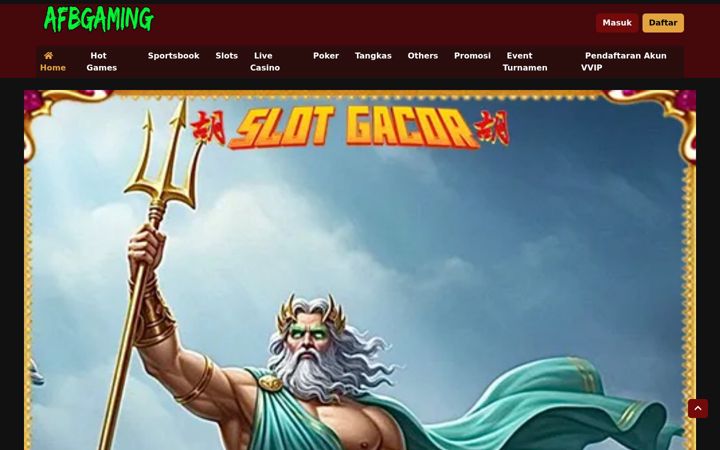 Screenshot of afbgamingslot.com