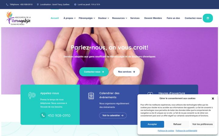 Screenshot di afbr.ca