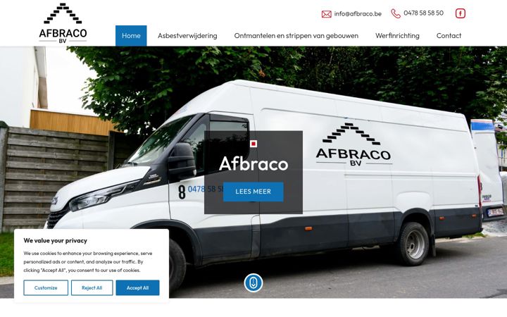 Screenshot of afbraco.be