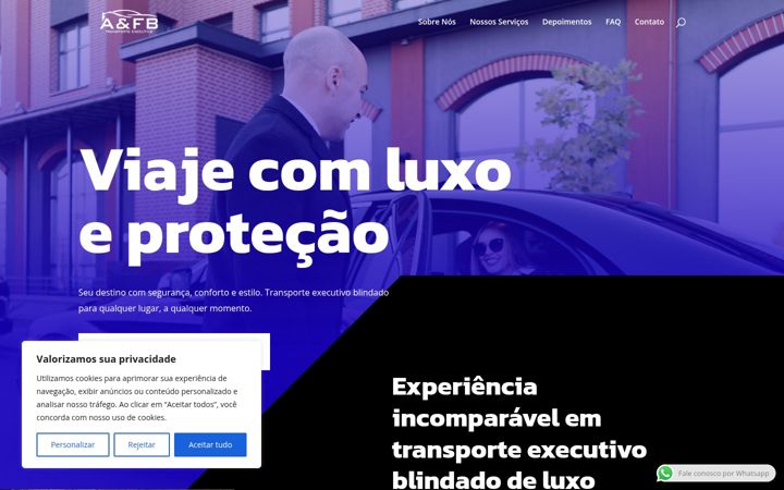 Screenshot of afbtransporte.com.br