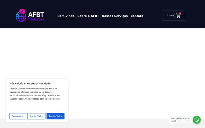 Screenshot of afbttraducoes.com.br